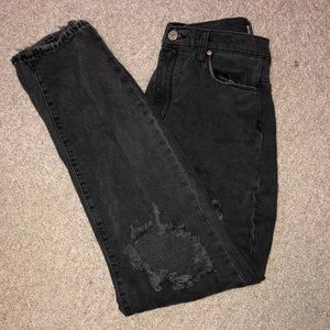 high wasted mom jeans